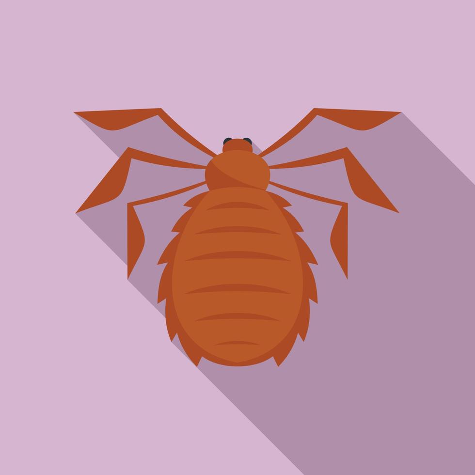 ícone de bug da floresta, estilo simples vetor