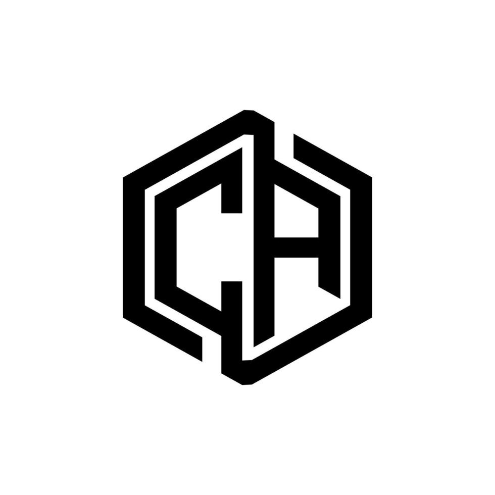 design de logotipo de carta ca na ilustração. logotipo vetorial, desenhos de caligrafia para logotipo, pôster, convite, etc. vetor