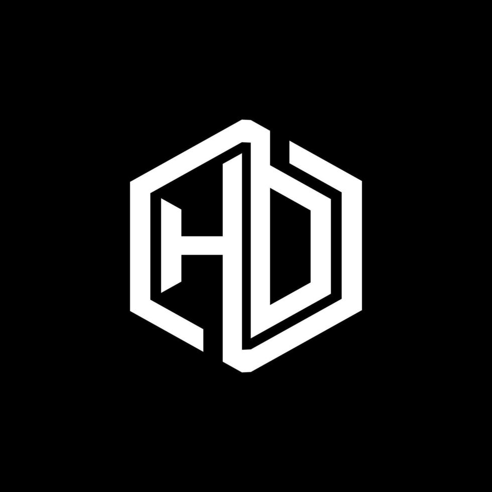design de logotipo de carta hd na ilustração. logotipo vetorial, desenhos de caligrafia para logotipo, pôster, convite, etc. vetor