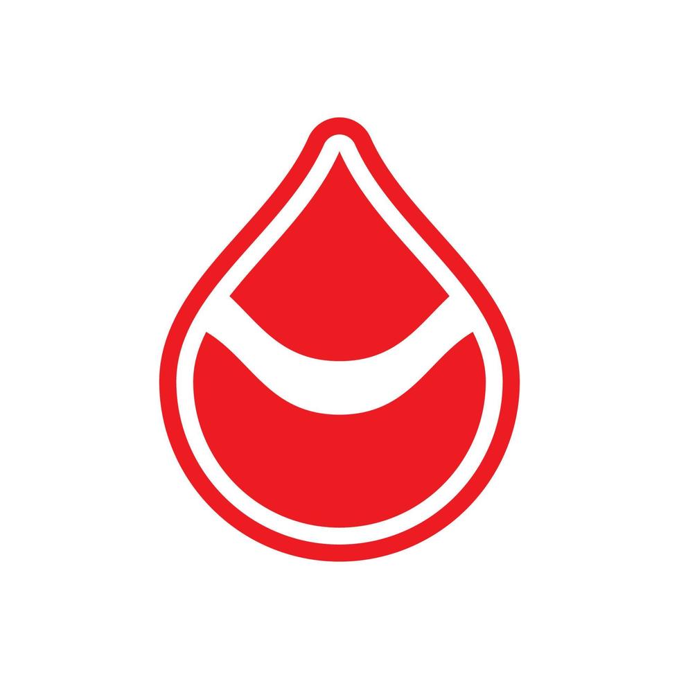 imagens de logotipo de gota de sangue vetor