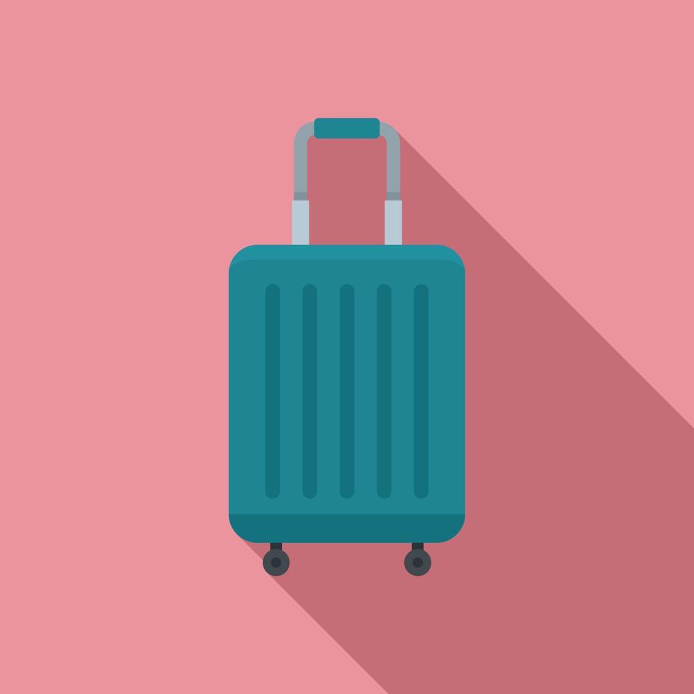 ícone de mala de viagem de serviço de quarto, estilo simples vetor