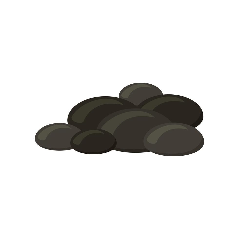ícone de pedra de carvão, estilo simples vetor