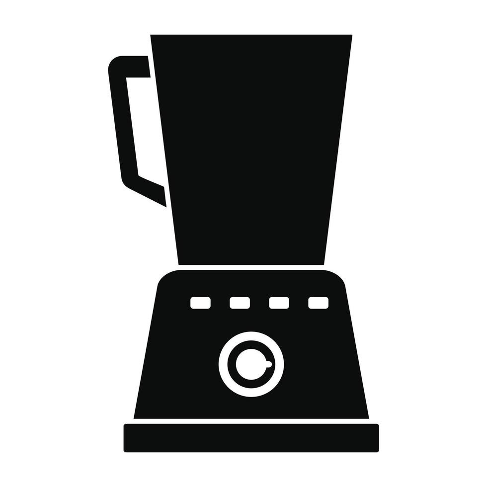 ícone do liquidificador de cozinha, estilo simples vetor