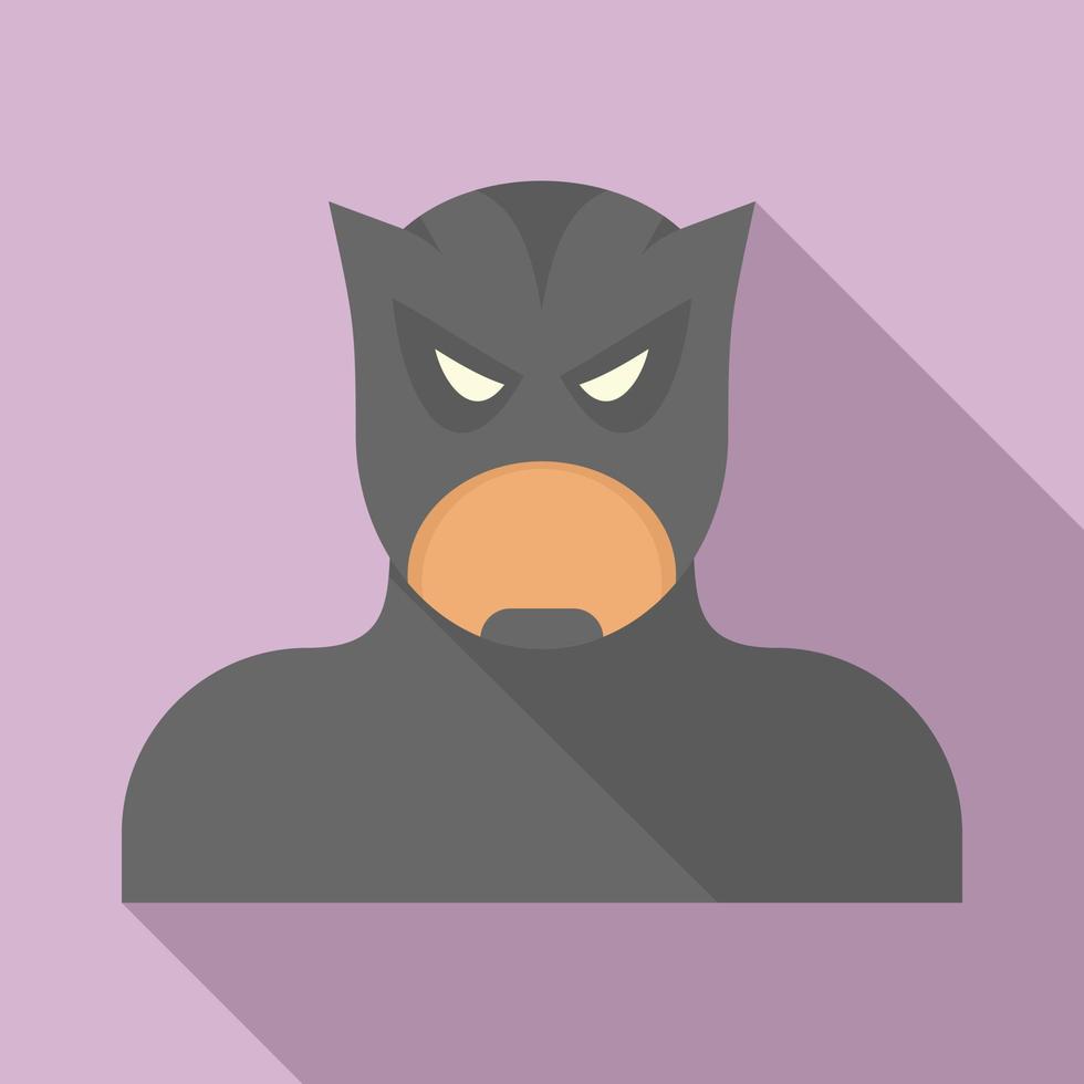 ícone de super-herói de morcego, estilo simples vetor