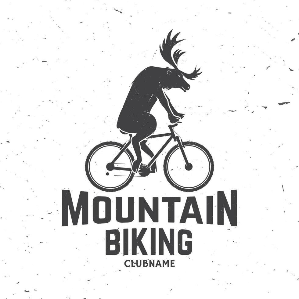 conjunto de clubes de mountain bike. ilustração vetorial. vetor