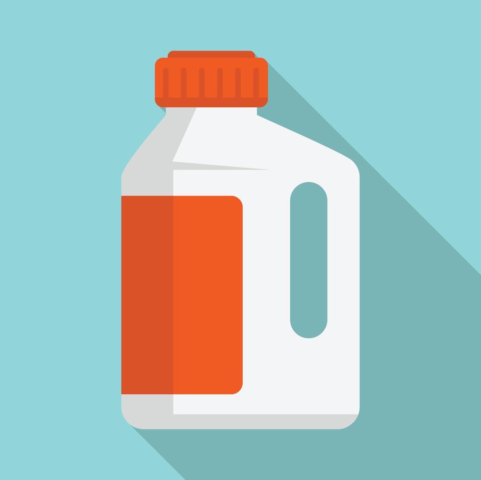 ícone de garrafa de proteção de limpeza, estilo simples vetor