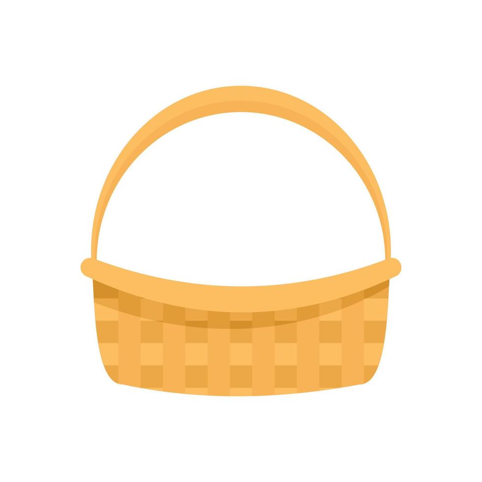 ícone de cesta de fazenda, estilo simples vetor