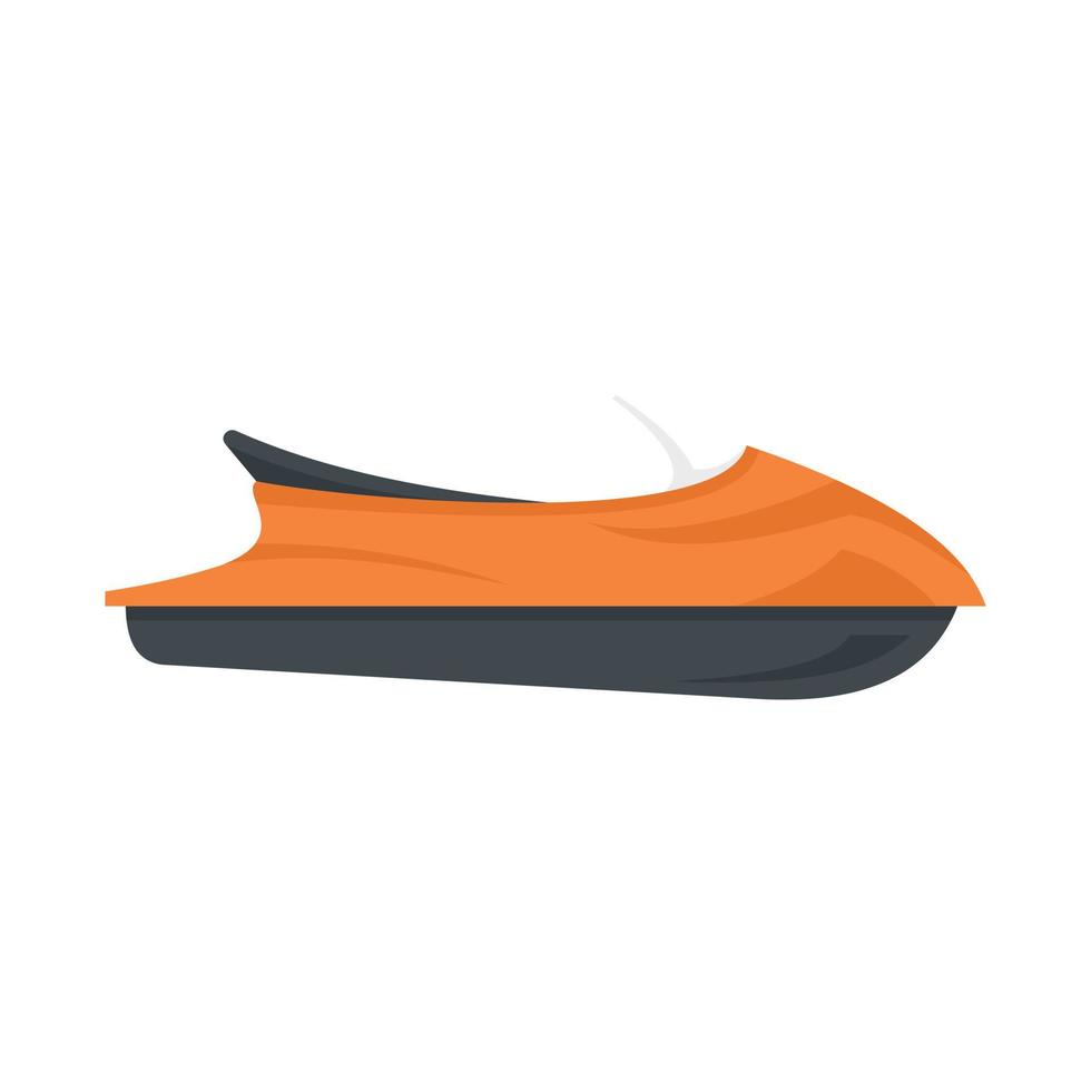 ícone de jet ski oceano, estilo simples vetor
