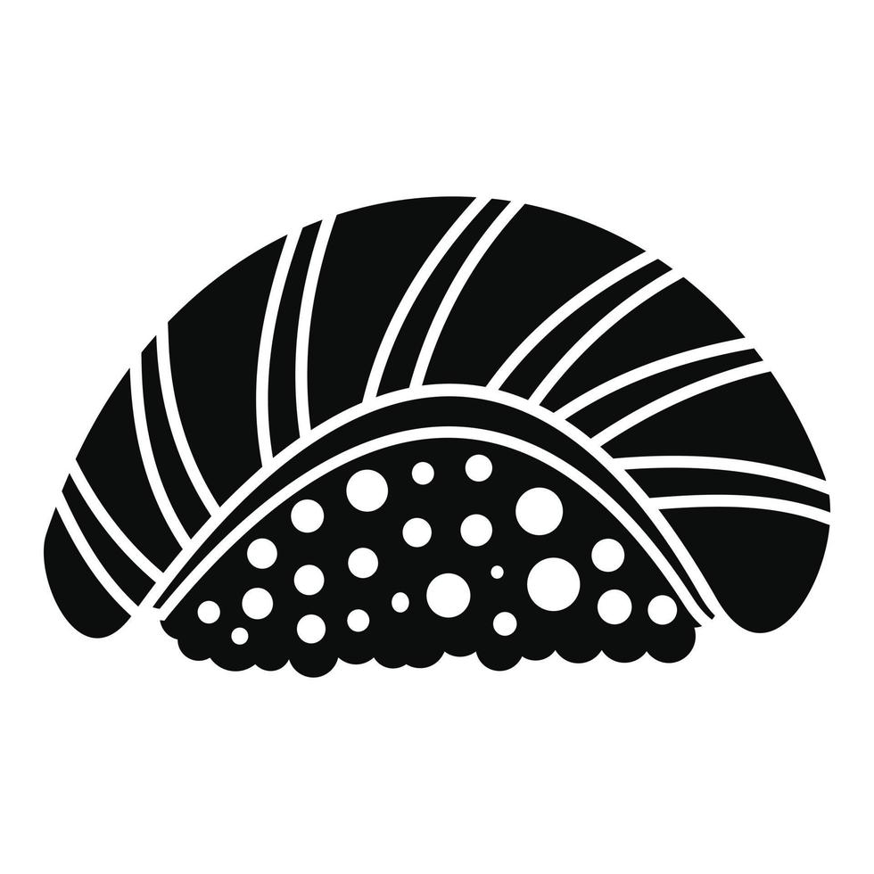 ícone de sushi saquê, estilo simples vetor