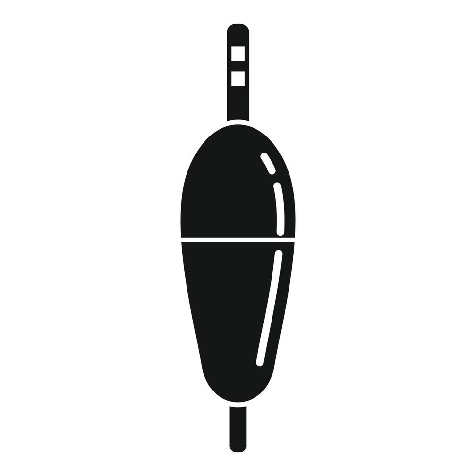 ícone da ferramenta bobber, estilo simples vetor
