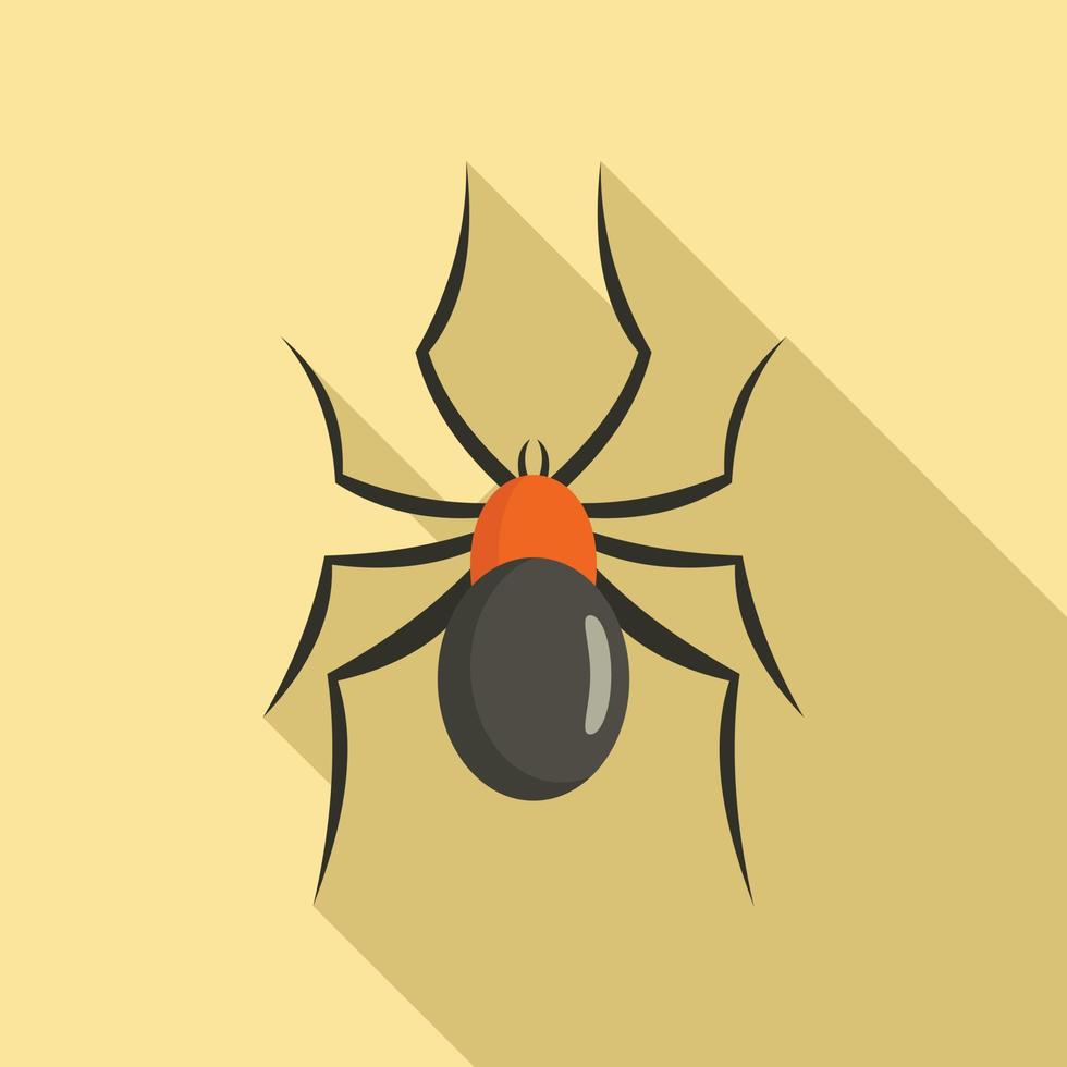ícone de aranha de rato masculino, estilo simples vetor