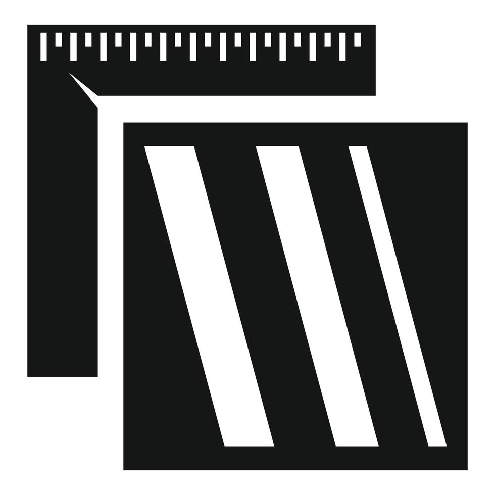 ícone da ferramenta ladrilhador, estilo simples vetor