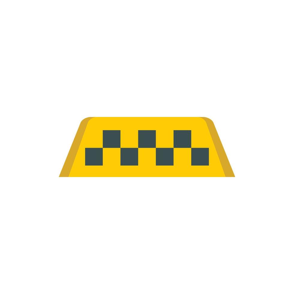 ícone de sinal de táxi em estilo simples vetor