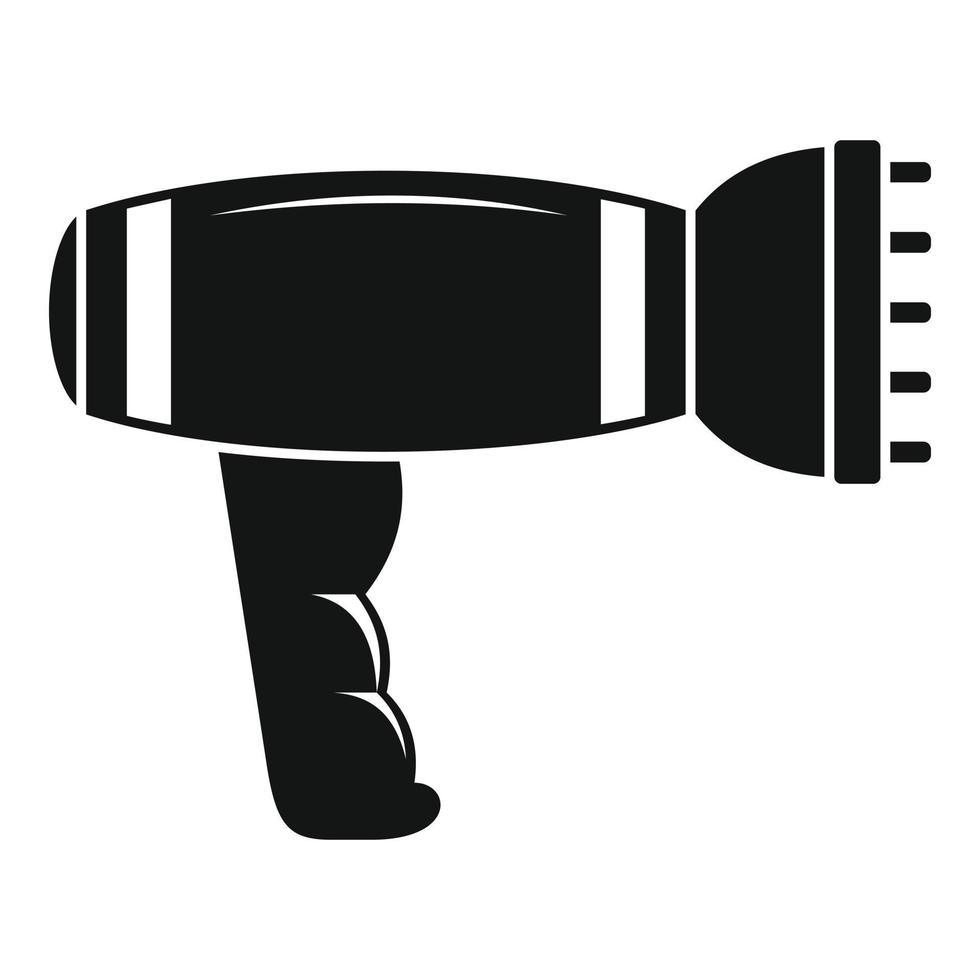 ícone de secador de cabelo, estilo simples vetor
