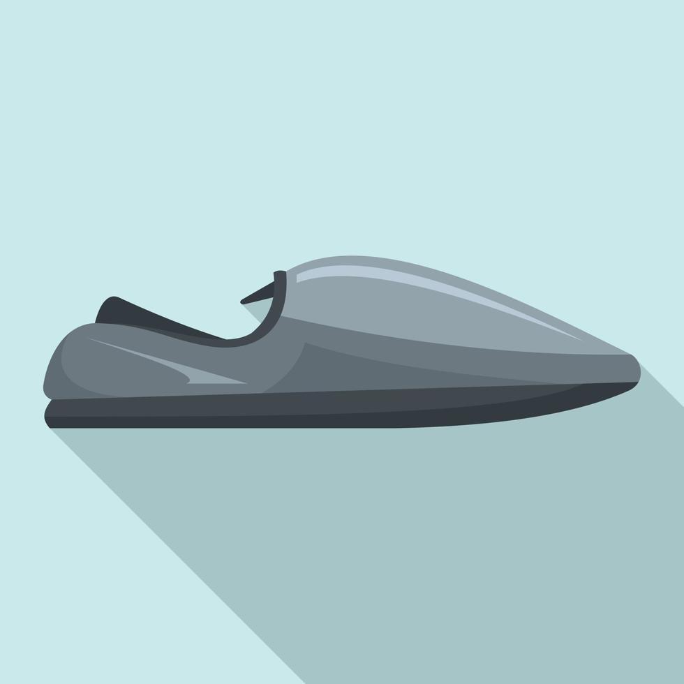 ícone futurista de jet ski, estilo simples vetor