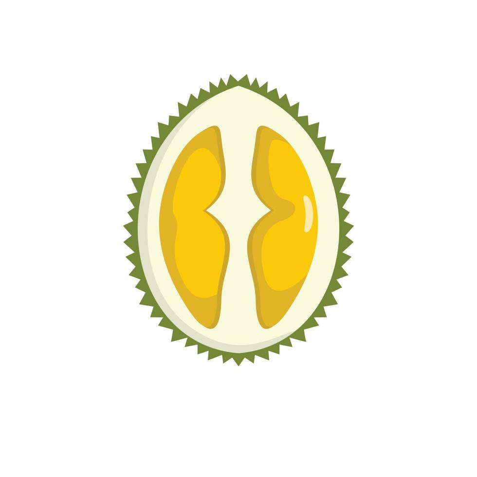 ícone durian, estilo simples vetor