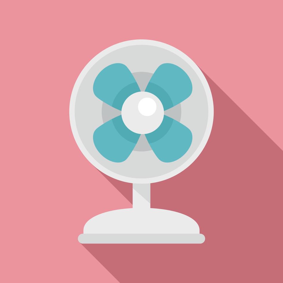 ícone de ventilador de sala limpa, estilo simples vetor