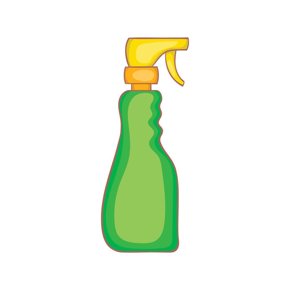 ícone de garrafa de spray doméstico, estilo cartoon vetor