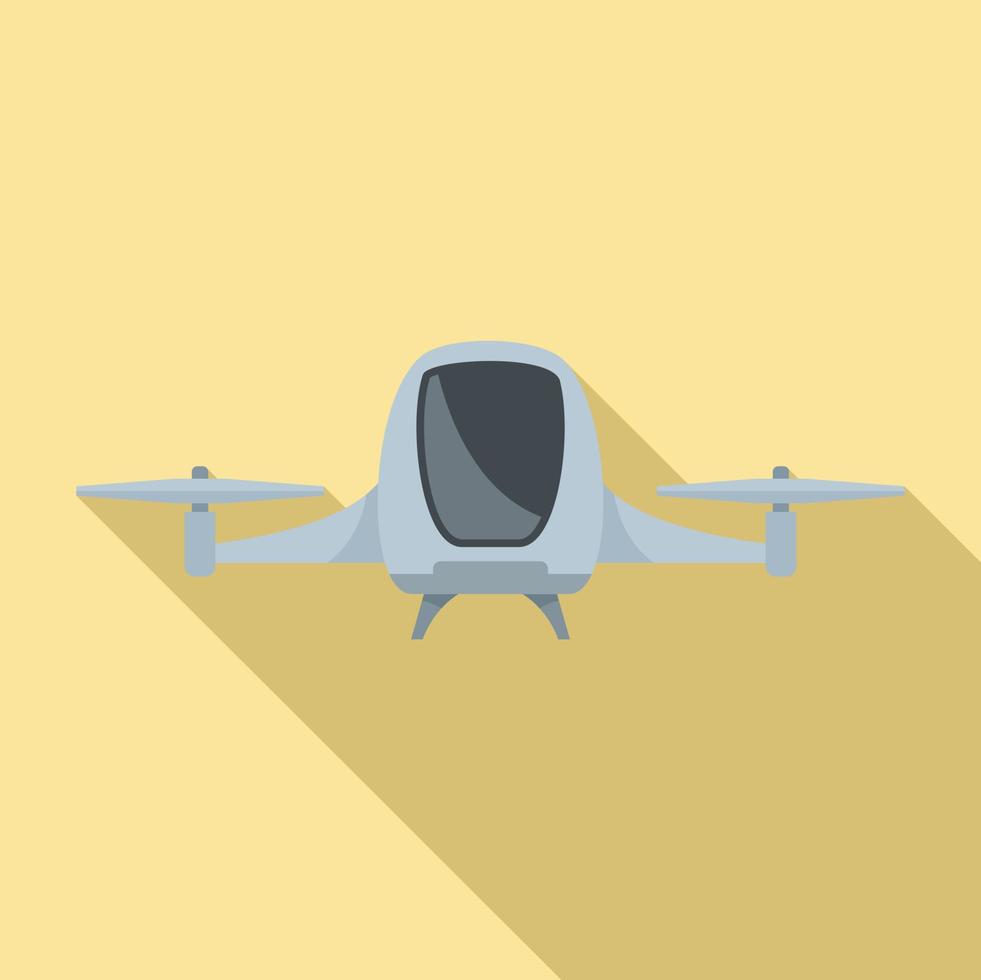 ícone de táxi aéreo de tráfego, estilo simples vetor