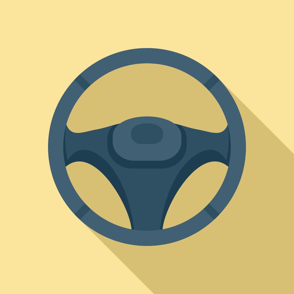 ícone de volante automático, estilo simples vetor