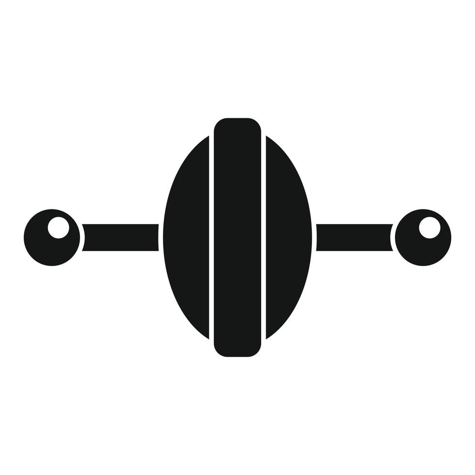 ícone de roda abs, estilo simples vetor