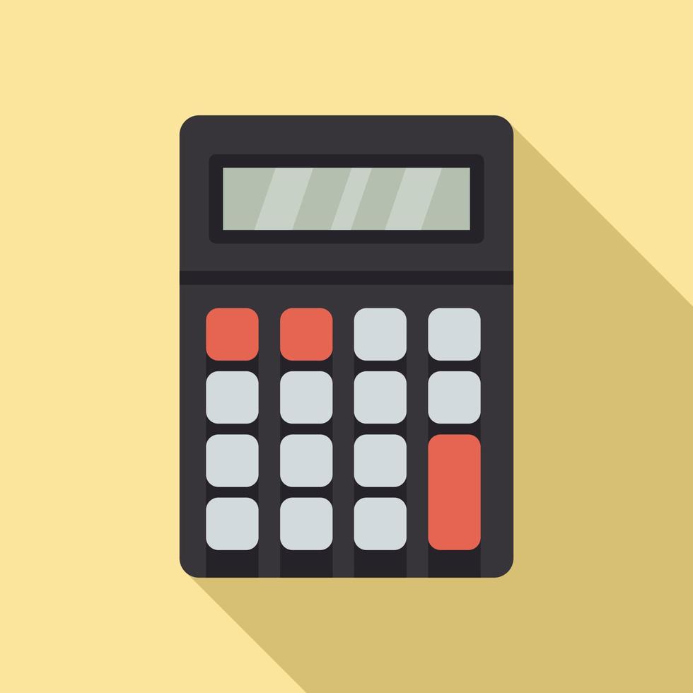ícone da calculadora de álgebra, estilo simples vetor