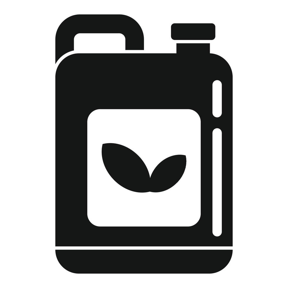 ícone de lata de pesticida, estilo simples vetor