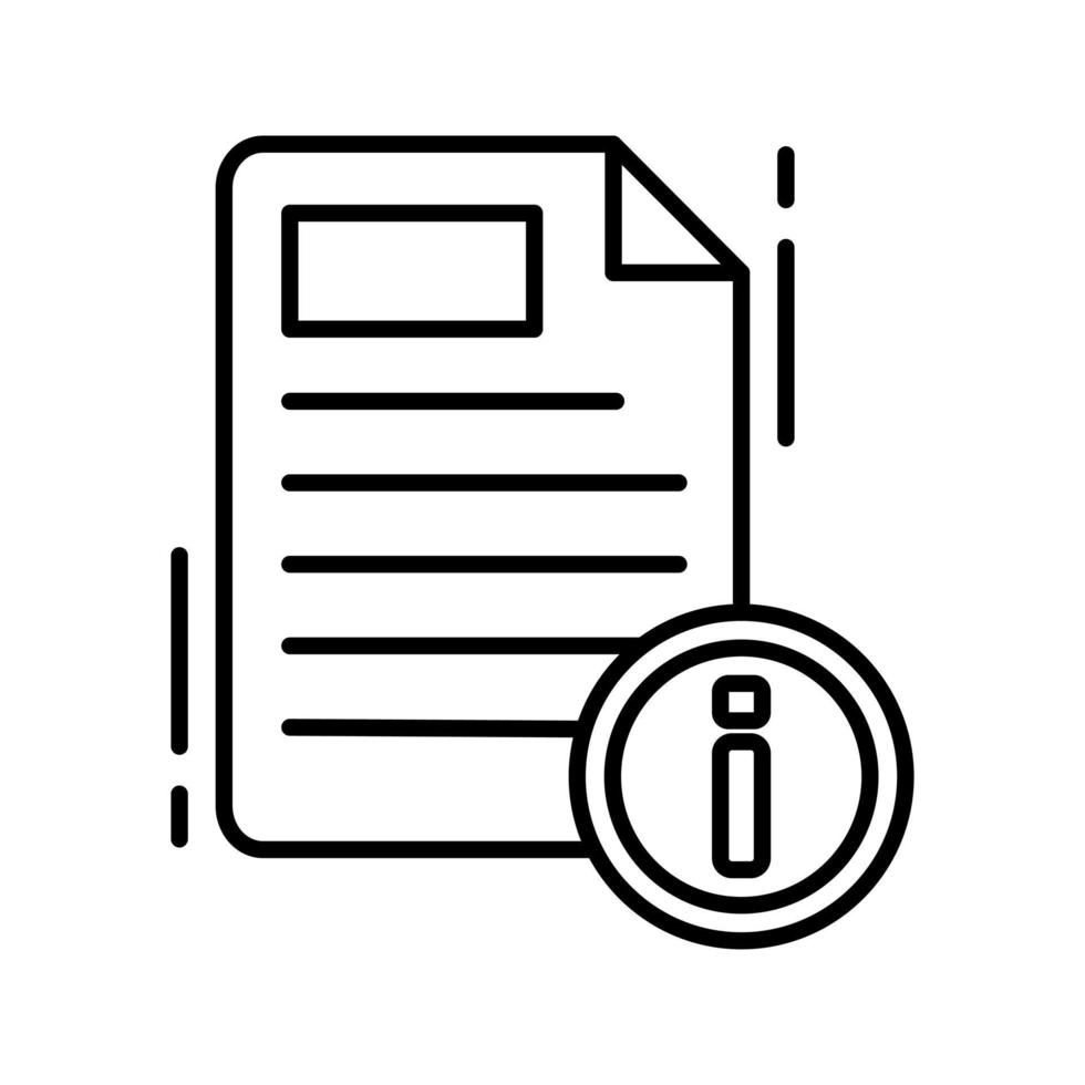 ícone de vetor de documento