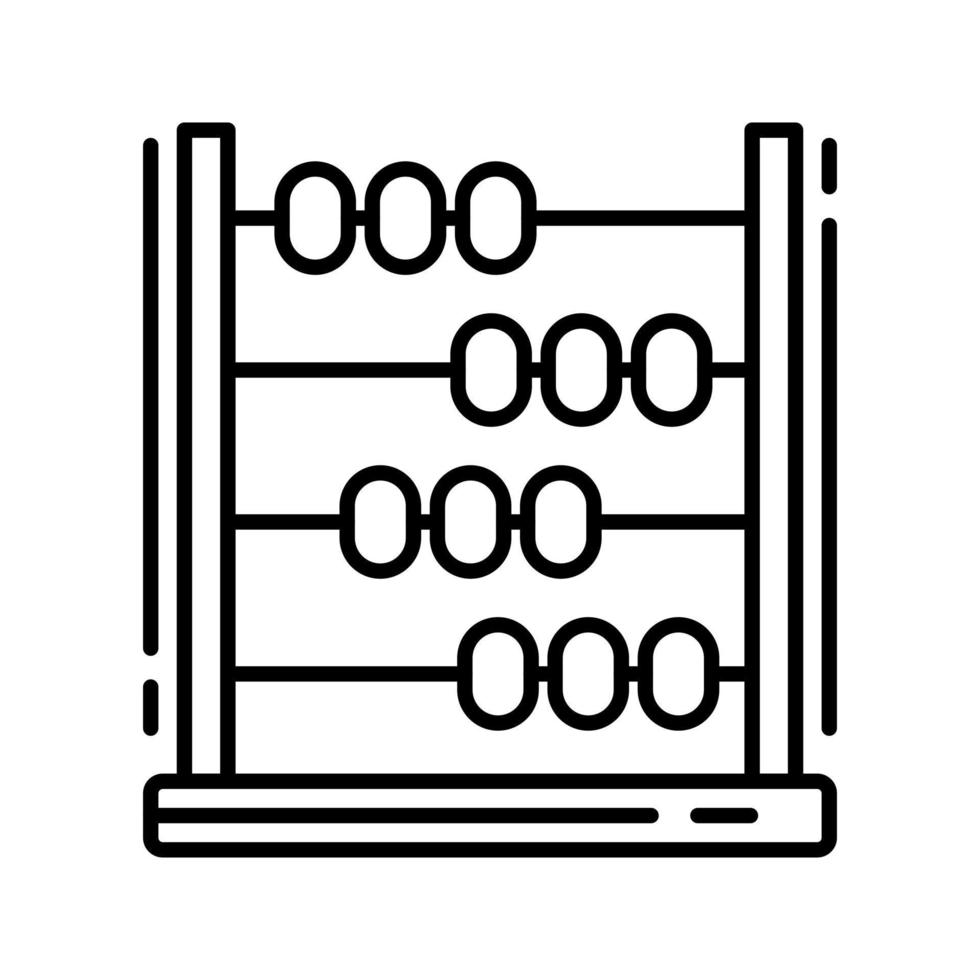 ícone de vetor de ábaco