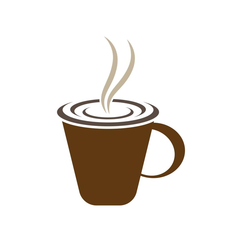imagens do logotipo da xícara de café vetor