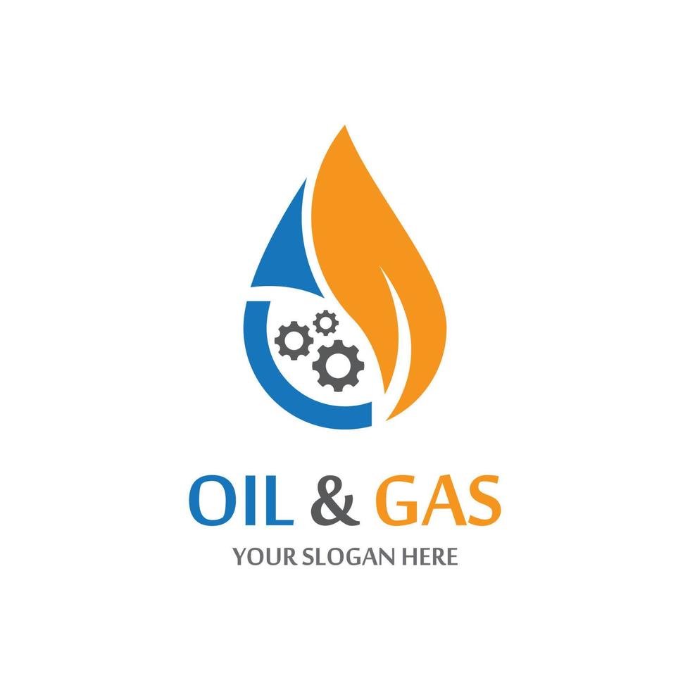 ícone de vetor de petróleo e gás