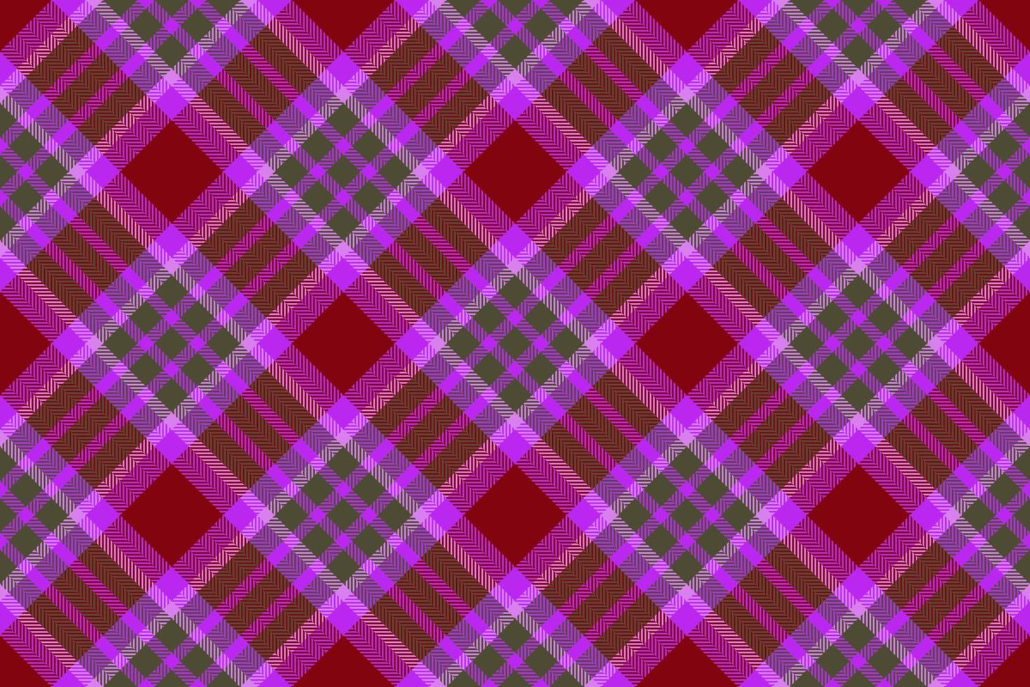 tecido padrão tartan. vetor têxtil xadrez. verifique a textura perfeita do fundo.