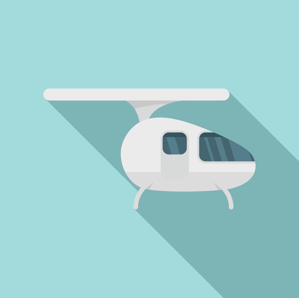 ícone de táxi aéreo autônomo, estilo simples vetor