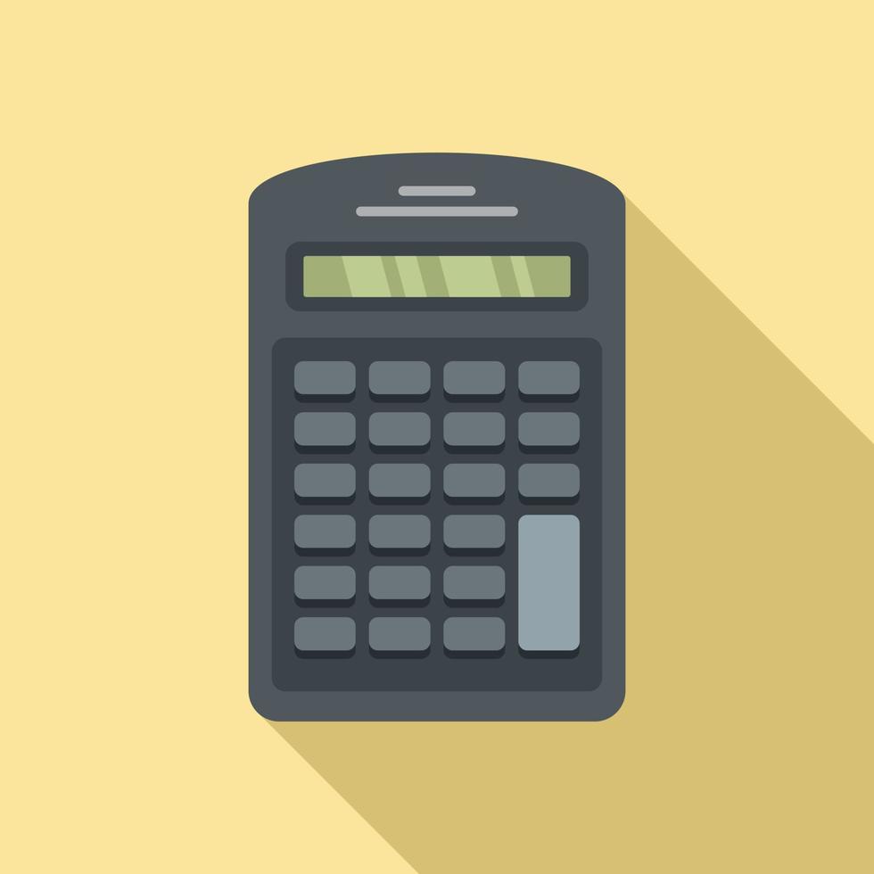 ícone da calculadora de finanças, estilo simples vetor