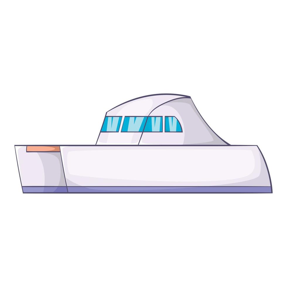 ícone do navio, estilo cartoon vetor