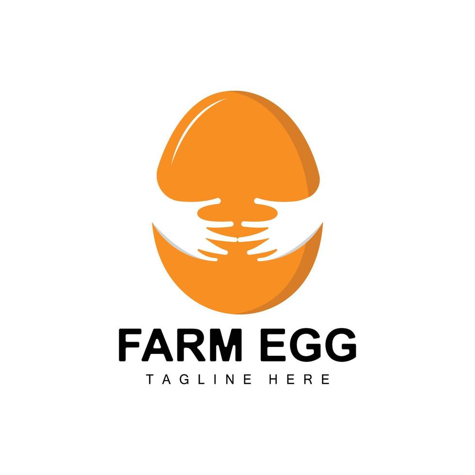 logotipo de ovo, design de fazenda de ovos, logotipo de frango, vetor de comida asiática