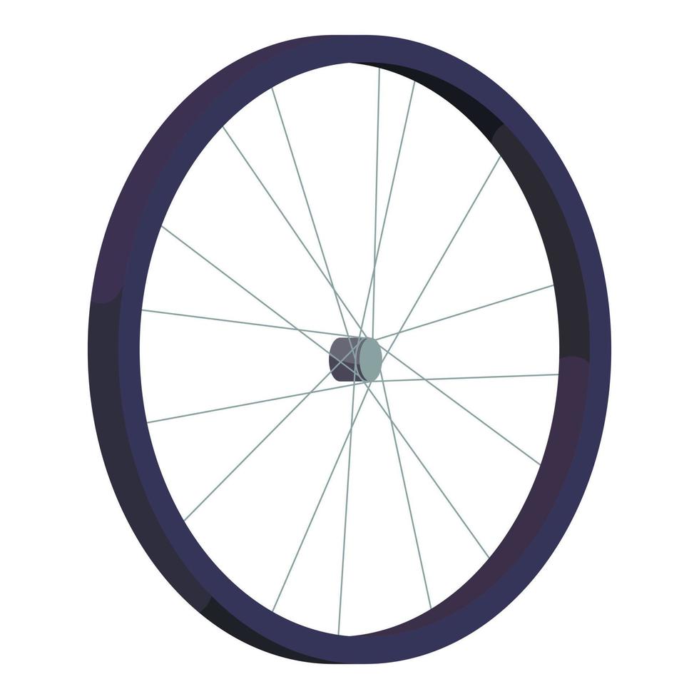ícone de roda de bicicleta, estilo isométrico vetor