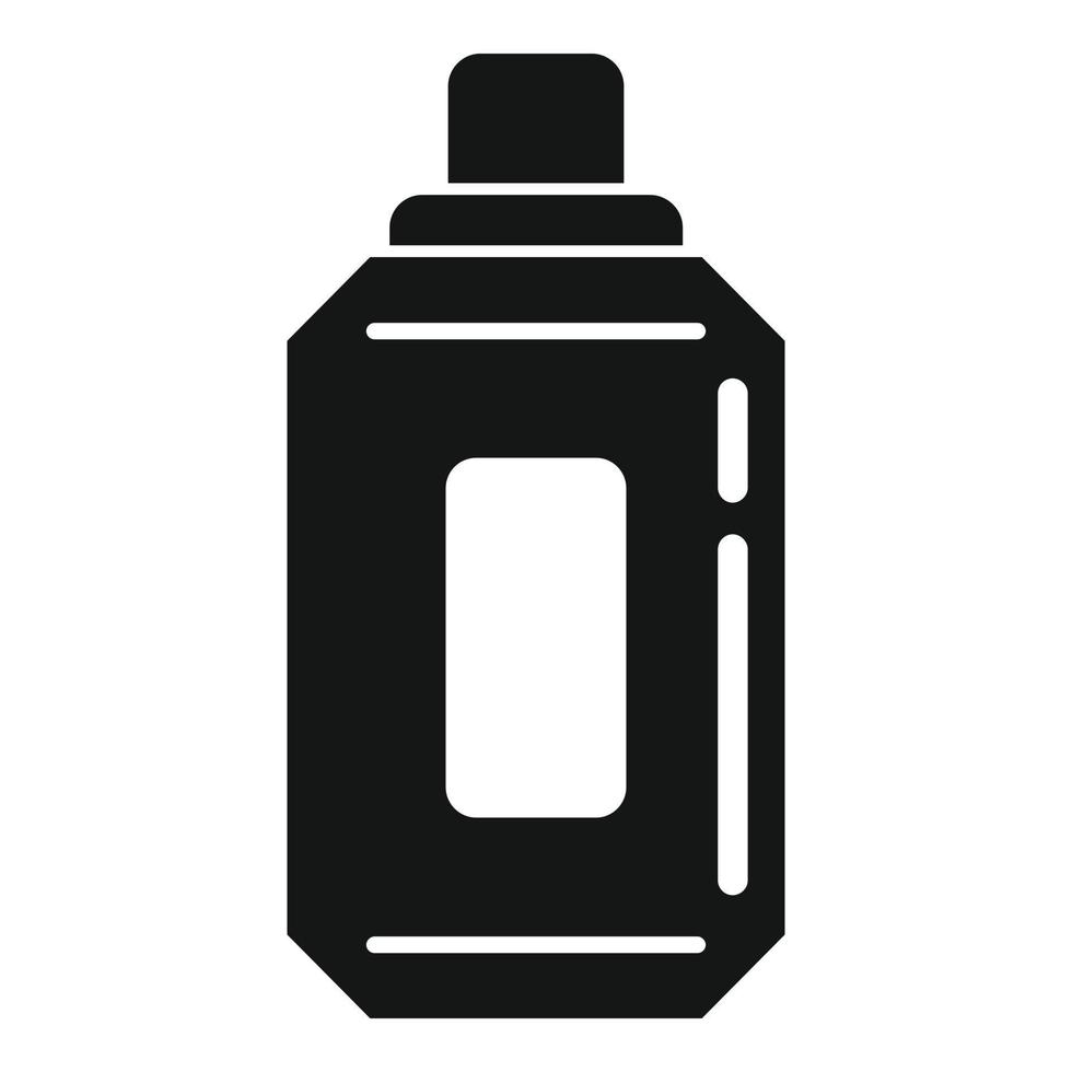ícone líquido de compostagem, estilo simples vetor