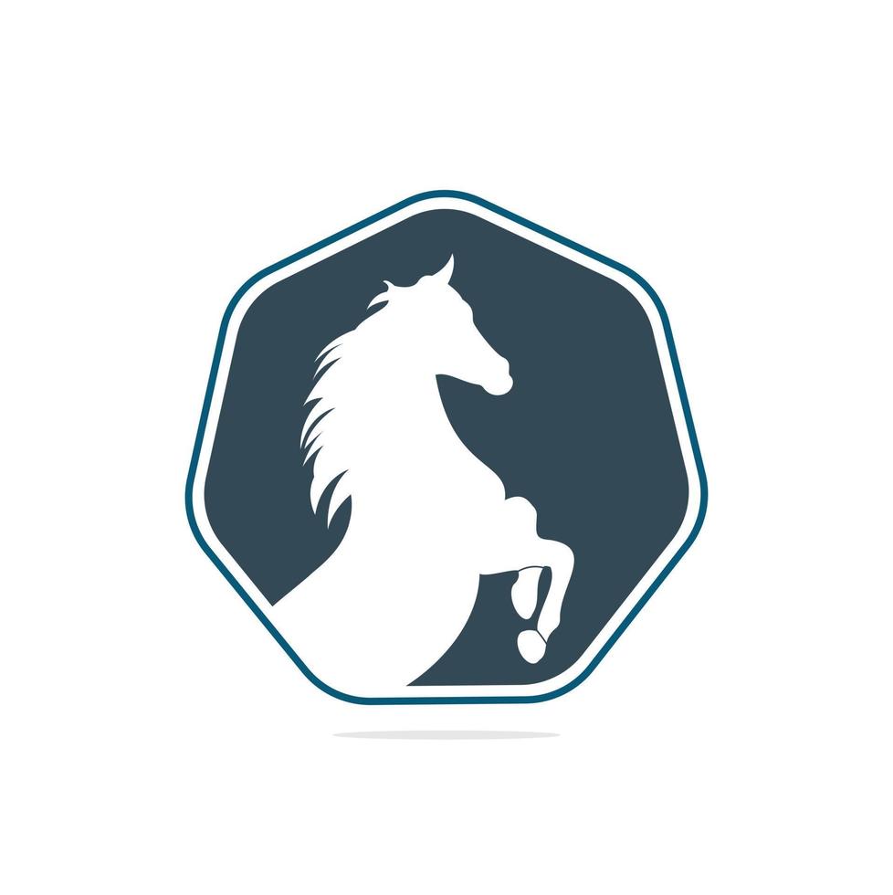 logotipo de vetor de cabeça de cavalo. sinal de cabeça de cavalo. ícone de cabeça de cavalo.