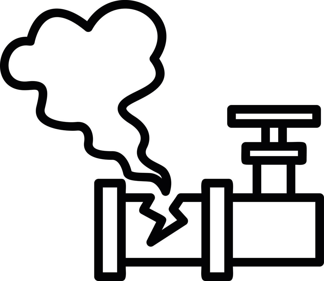 ícone de vetor de vazamento de tubulação de gás