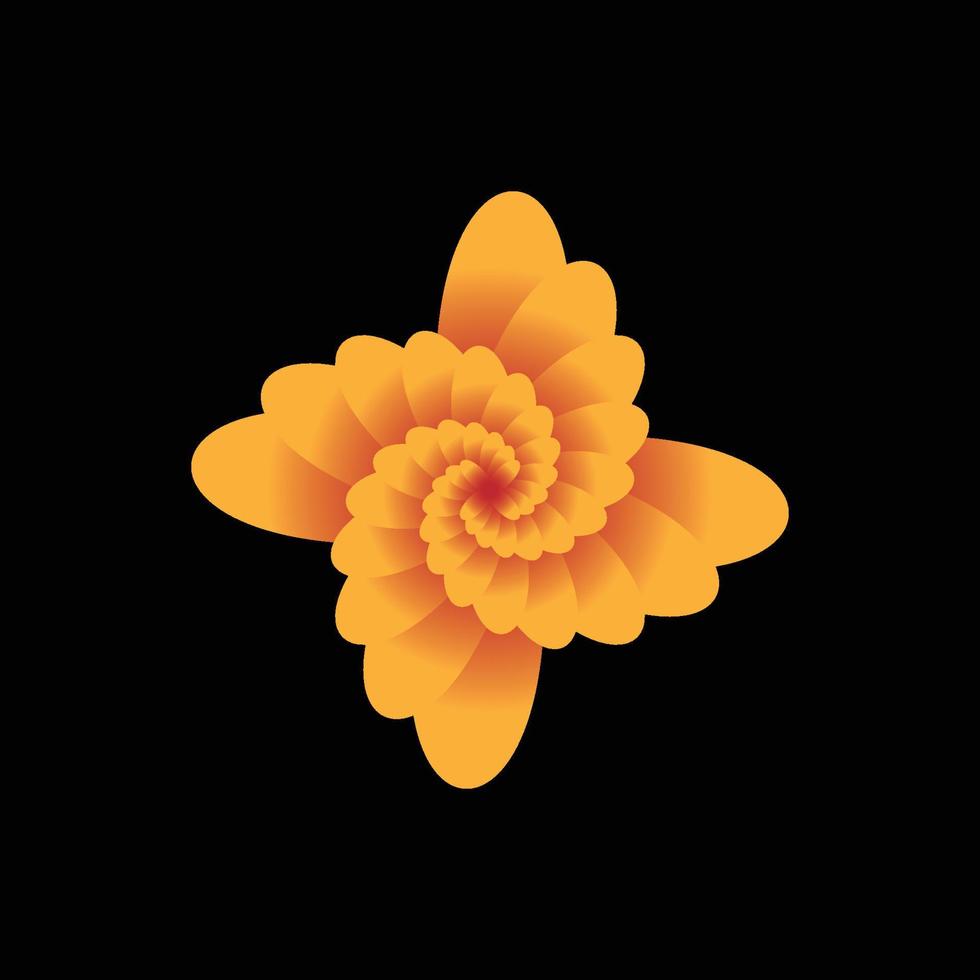 vetor de logotipo floral