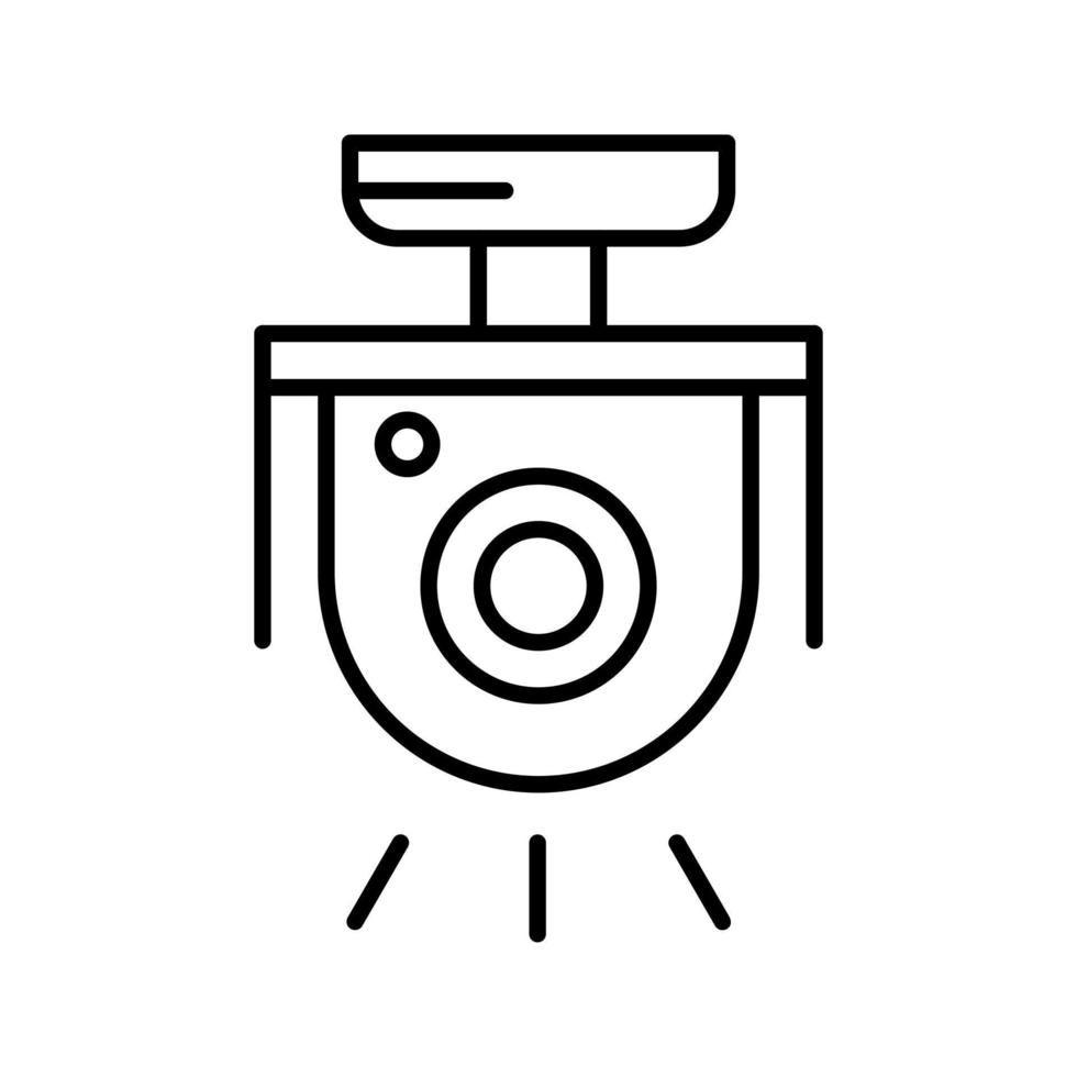 ícone de vetor de câmera de segurança