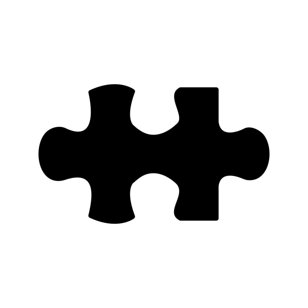 ícone de vetor de peça de quebra-cabeça exclusivo