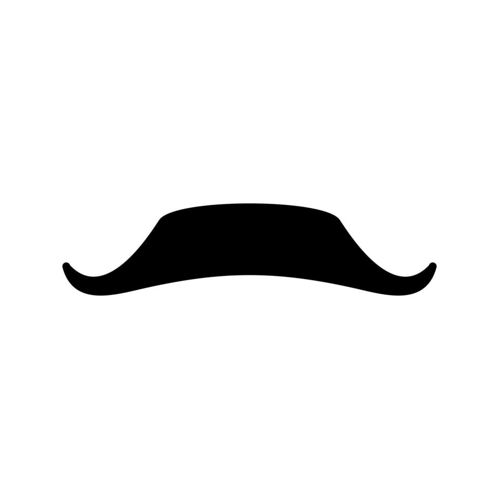 ícone de vetor de bigode