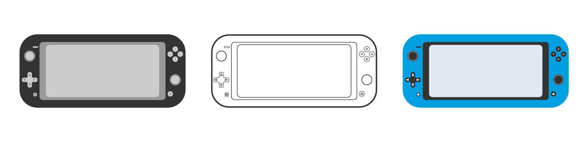 interruptor de vetor de ilustração de console de nintendo switch