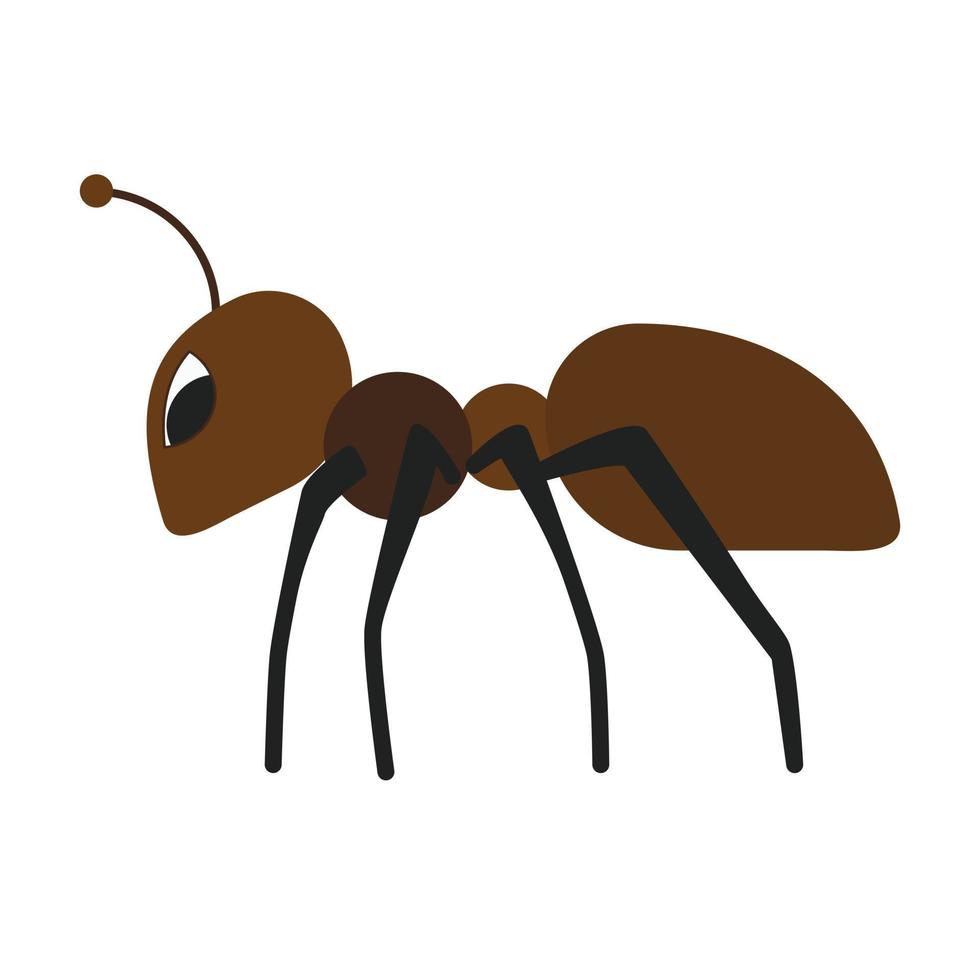 imagem de ícone de ilustração vetorial animal formiga vetor