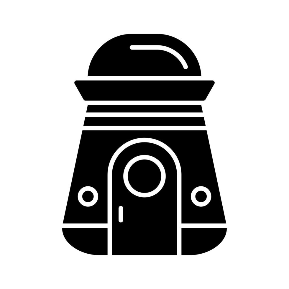 ícone de vetor de cápsula espacial