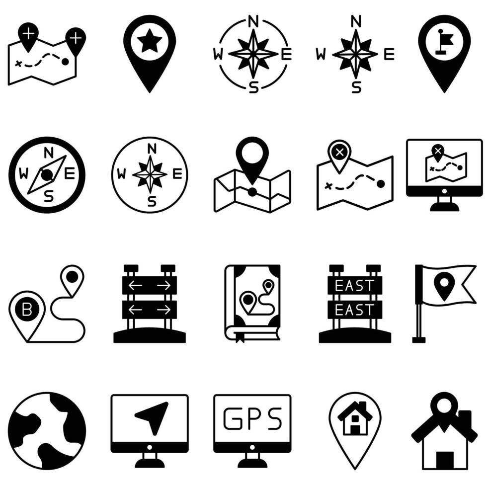 mapas e localização que podem facilmente modificar ou editar vetor