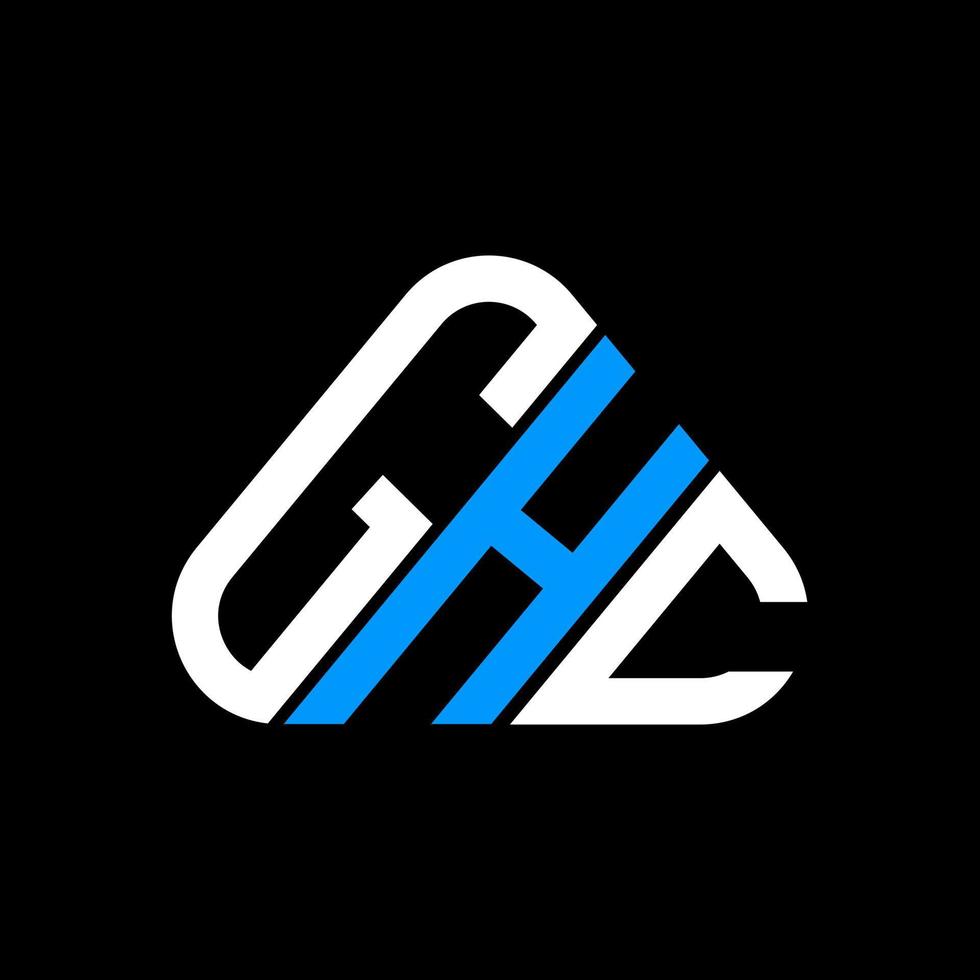 design criativo do logotipo da letra ghc com gráfico vetorial, logotipo simples e moderno do ghc. vetor