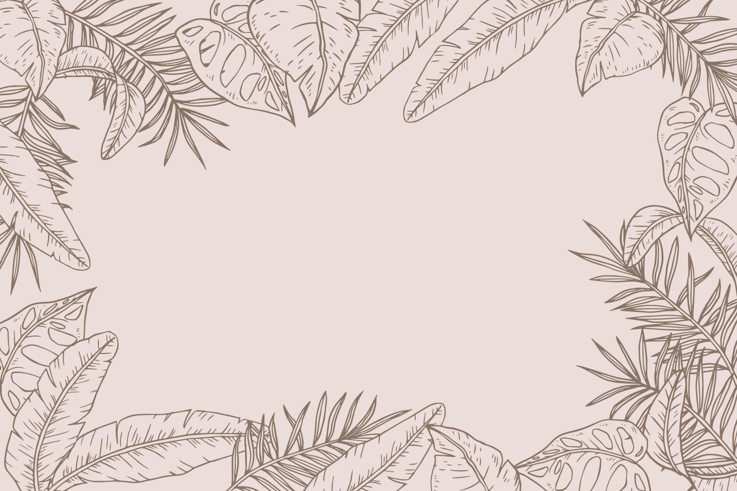 vetor folhas de bananeira tropical exótica. folhas botânicas da selva de palmeiras. folha planta jardim botânico folhagem floral. elemento de ilustração de folha isolada.